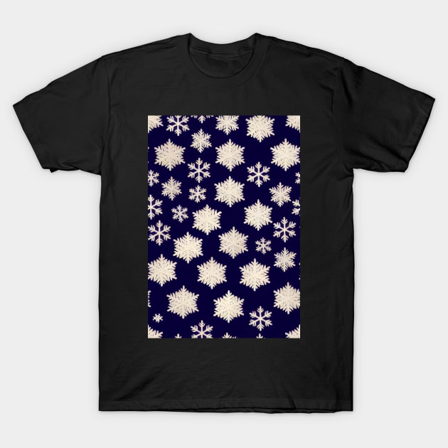 Christmas Seamless Pattern - Snowflakes #3 T-Shirt by Endless-Designs